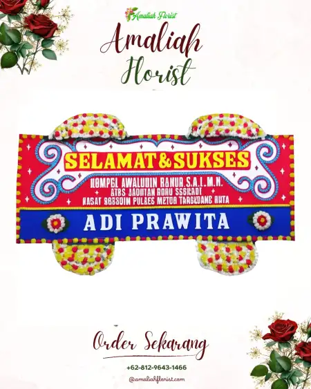 Papan Bunga Ucapan Selamat Aek Kuo