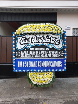 Papan Bunga Duka di Aek Kuo